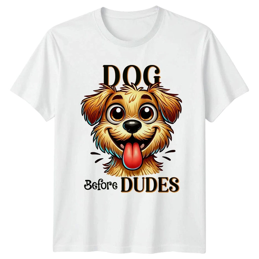 Dog Before Dudes Humor Lovers Gift For Him And Her - Adult & Kids T-Shirts, Sweatshirts & Hoodies apparel design preview 1