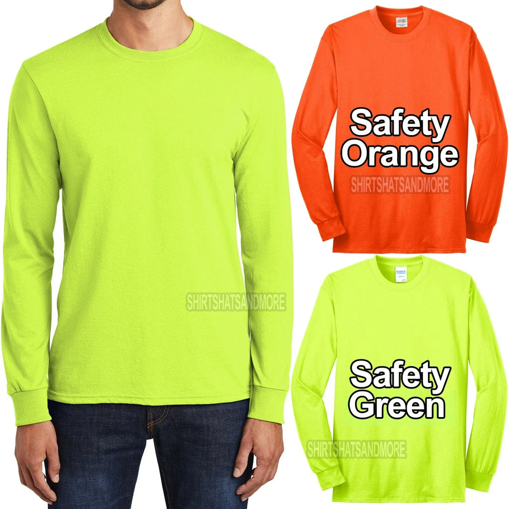 Mens Tall Safety Orange Green LT, XLT, 2XLT, 3XLT, - Adult & Kids T-Shirts, Sweatshirts & Hoodies apparel design preview 1