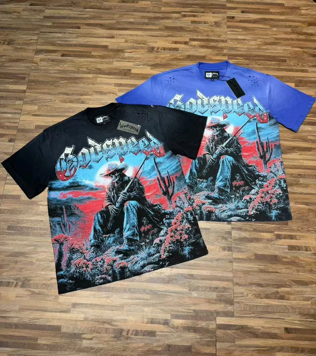 Black Godspeed Novelty S-M-L-XL New - Adult & Kids T-Shirts, Sweatshirts & Hoodies apparel design preview 1
