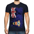 Kaiman Inseln Grunge Flagge Herren Caymanian Fußball - Adult & Kids T-Shirts, Sweatshirts & Hoodies apparel design preview 1