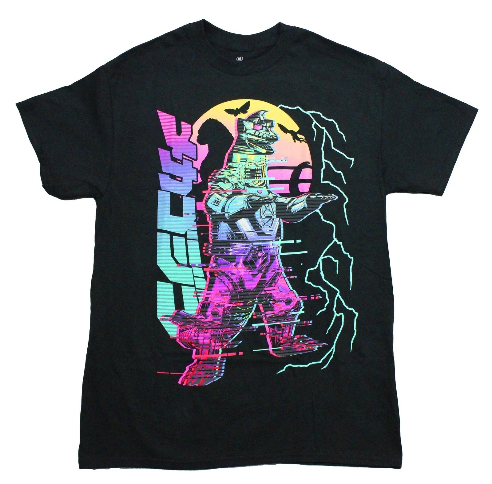 Godzilla MechaGodzilla New Walking Past Electrified - Adult & Kids T-Shirts, Sweatshirts & Hoodies apparel design preview 1
