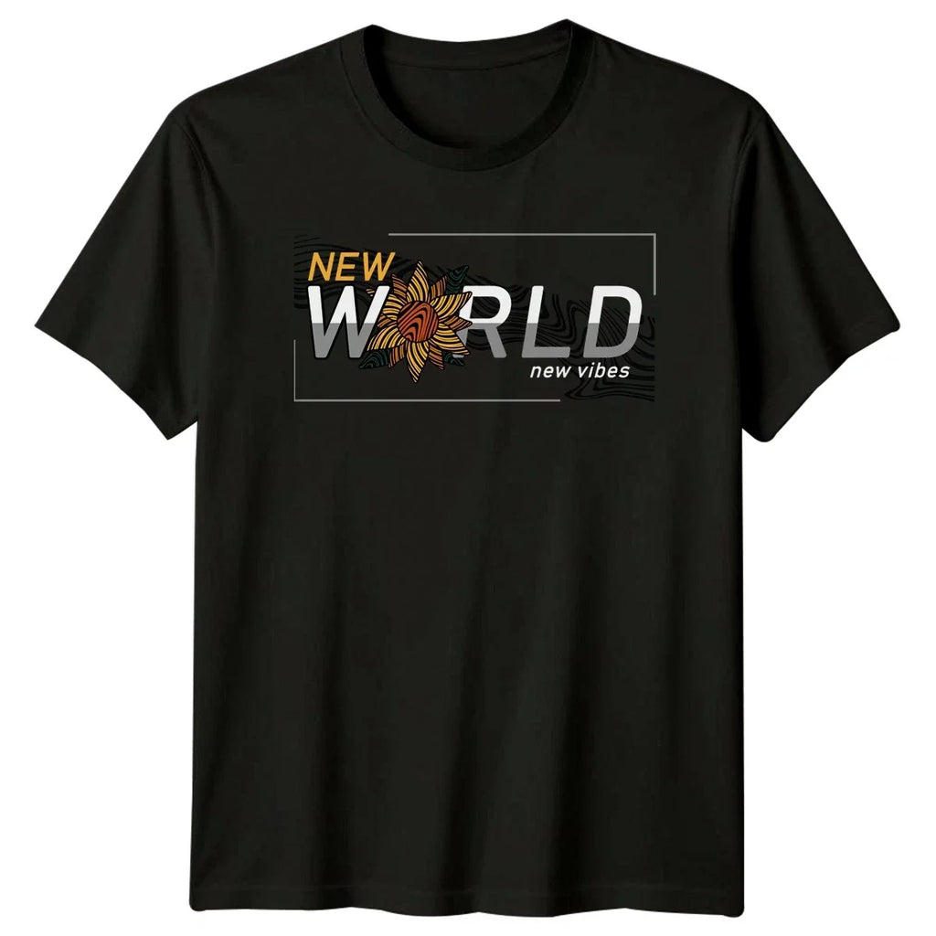 New World Vibes Abstract Groovy Aesthetic - Adult & Kids T-Shirts, Sweatshirts & Hoodies apparel design preview 1