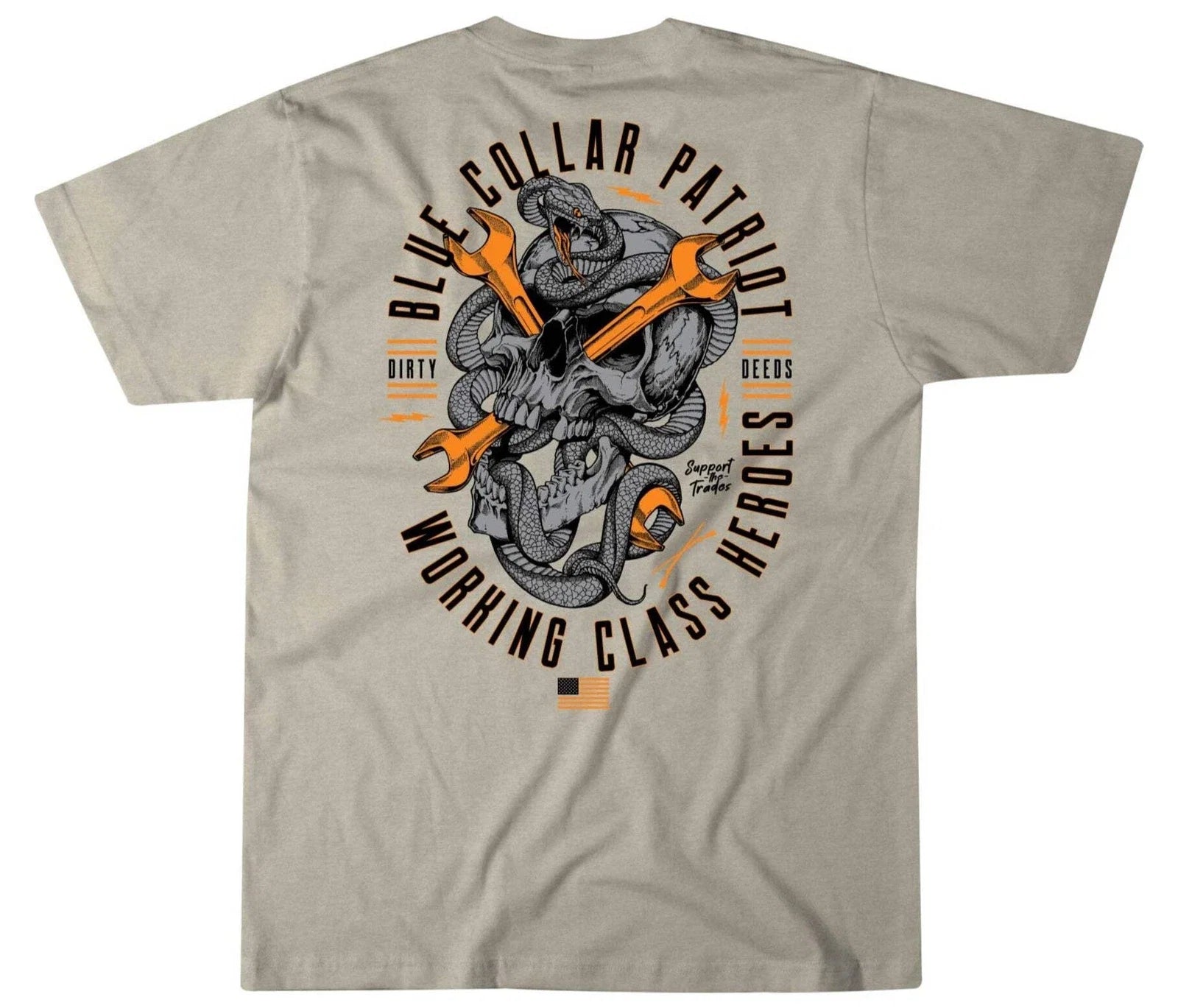 Howitzer Style Men's Collar Deeds Military Grunt MFG - Adult & Kids T-Shirts, Sweatshirts & Hoodies apparel design preview 1
