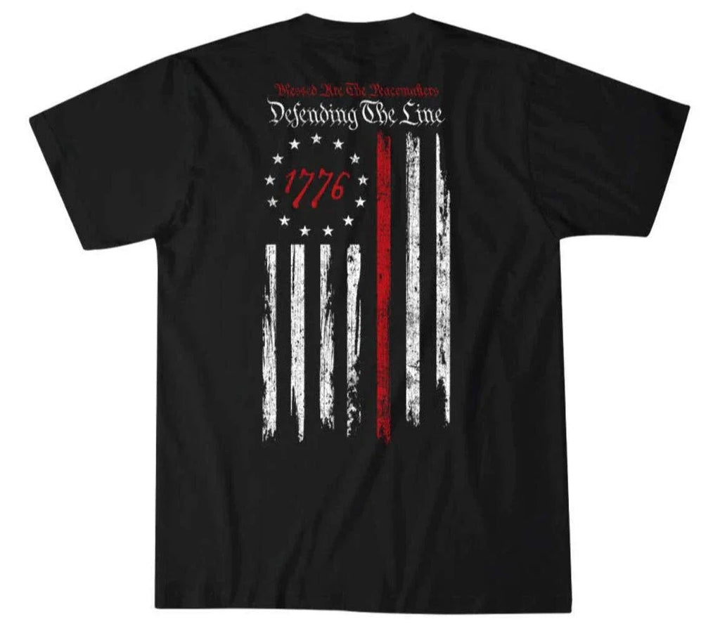 Howitzer Style Men's Defending The Line Military - Adult & Kids T-Shirts, Sweatshirts & Hoodies apparel design preview 1