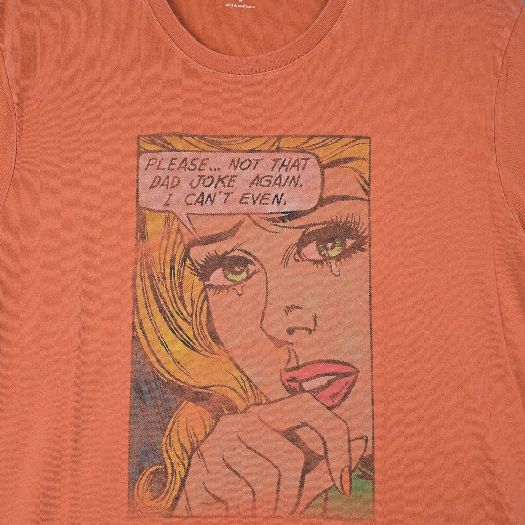 Lucky Brand Mens Large Orange Comic Dad Joke Casual - Adult & Kids T-Shirts, Sweatshirts & Hoodies apparel design preview 1