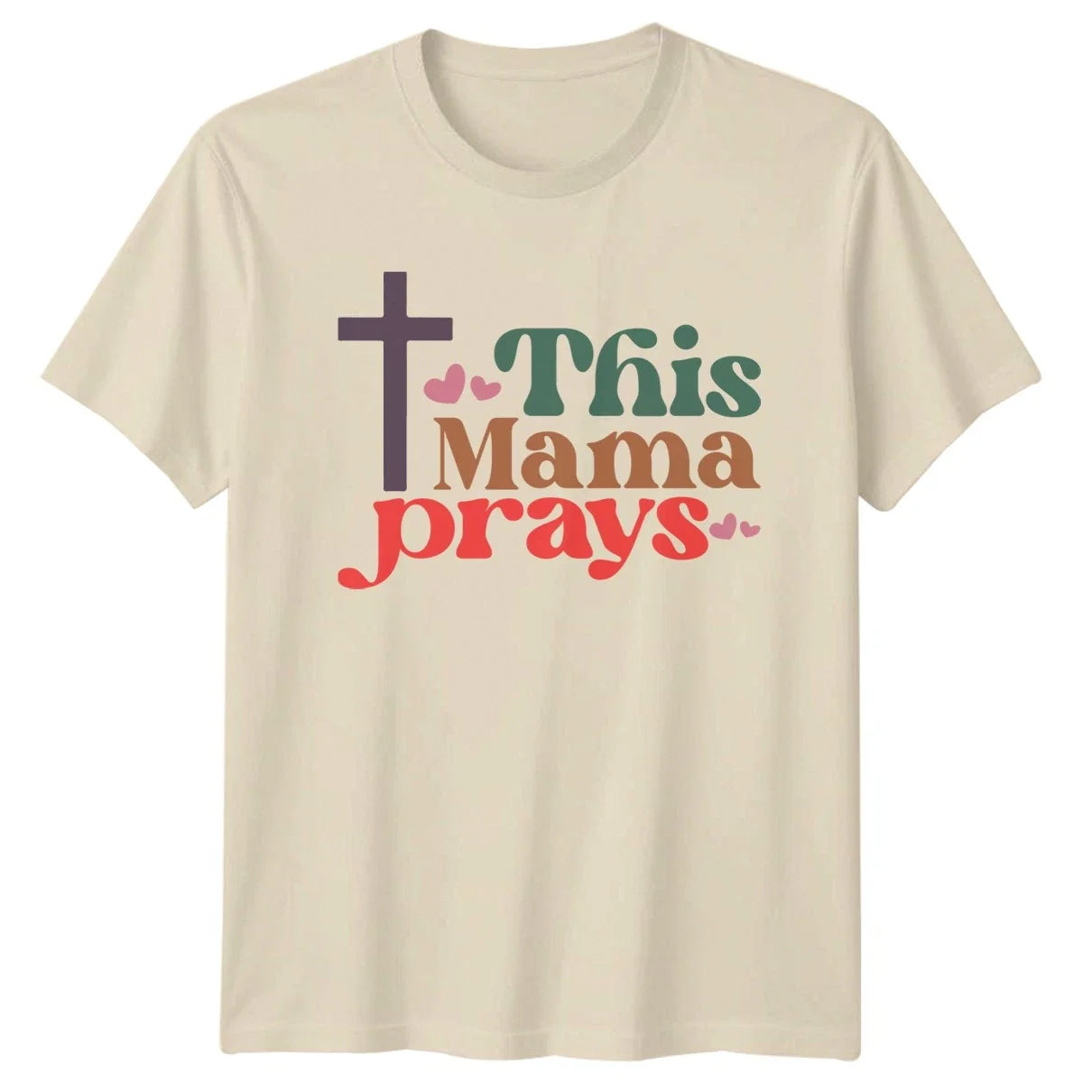 This Mama Prays Womens Christian Faith Mothers Day - Adult & Kids T-Shirts, Sweatshirts & Hoodies apparel design preview 1