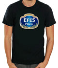 Efes Pilsen Turkish beer Black/White Short Sleeve Men - Adult & Kids T-Shirts, Sweatshirts & Hoodies apparel design preview 1