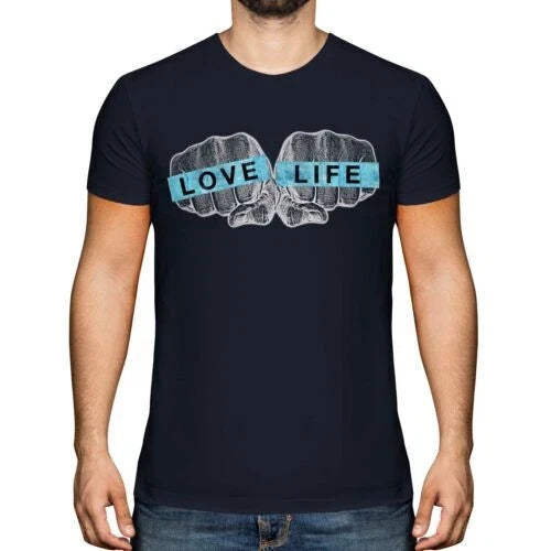 Love Life Knuckles Printed Fashion Men Top Hipster - Adult & Kids T-Shirts, Sweatshirts & Hoodies apparel design preview 1