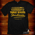 Pittsburgh Three Rivers Stadium retro old of Stealers - Adult & Kids T-Shirts, Sweatshirts & Hoodies apparel design preview 1