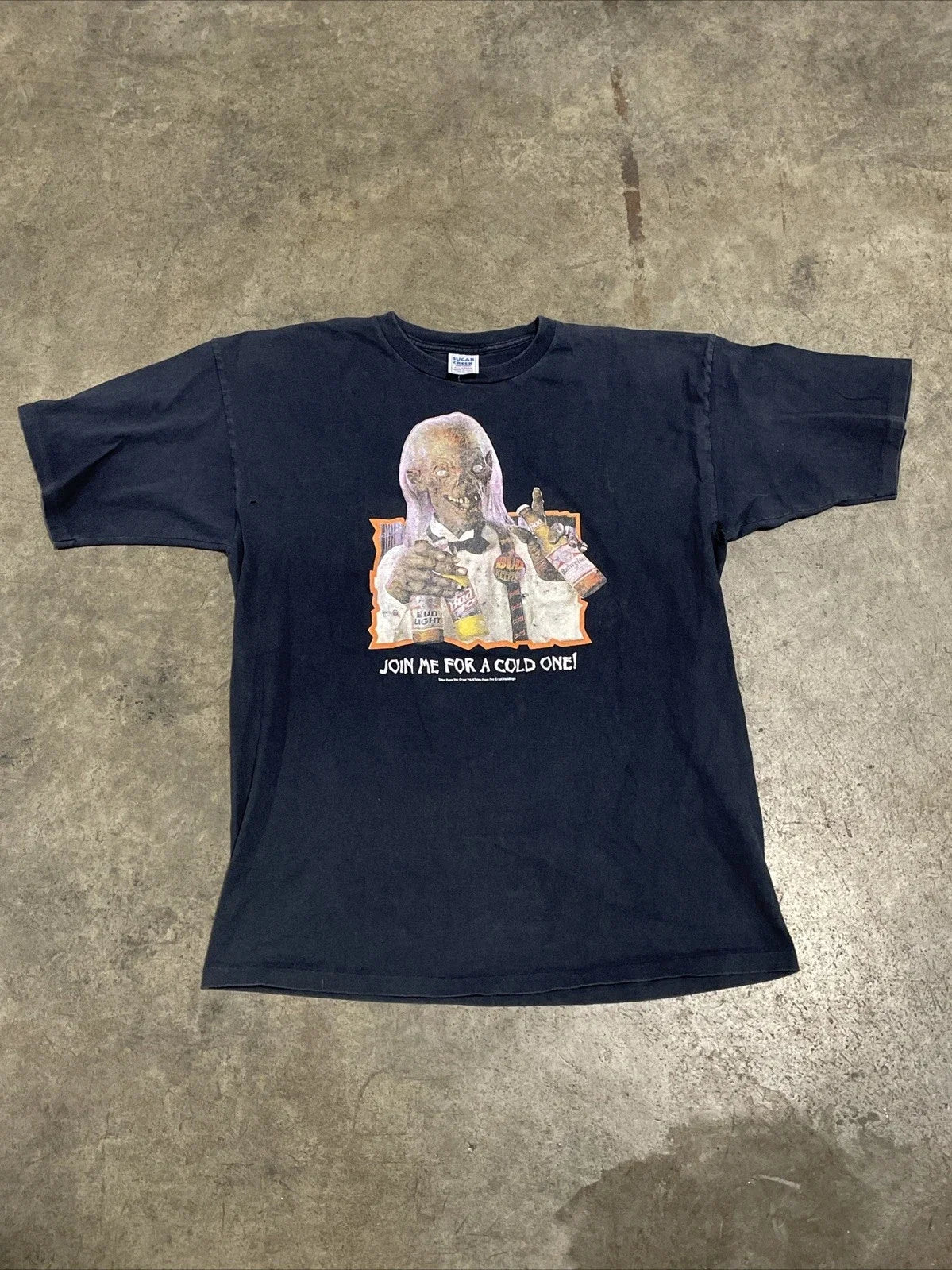Vintage Tales From The Crypt Bud Light Horror XL Made - Adult & Kids T-Shirts, Sweatshirts & Hoodies apparel design preview 1
