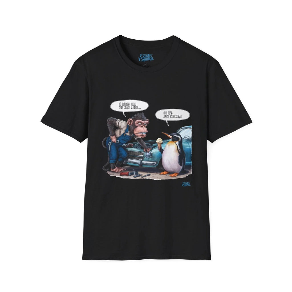 It Looks Like You Blew a Seal Monkey/Penguin Gildan - Adult & Kids T-Shirts, Sweatshirts & Hoodies apparel design preview 1
