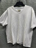 Bass Men's White V-Neck Short Sleeve - Adult & Kids T-Shirts, Sweatshirts & Hoodies apparel design preview 1