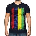 Mauritius Grunge Flag Football Mauritian Gift - Adult & Kids T-Shirts, Sweatshirts & Hoodies apparel design preview 1