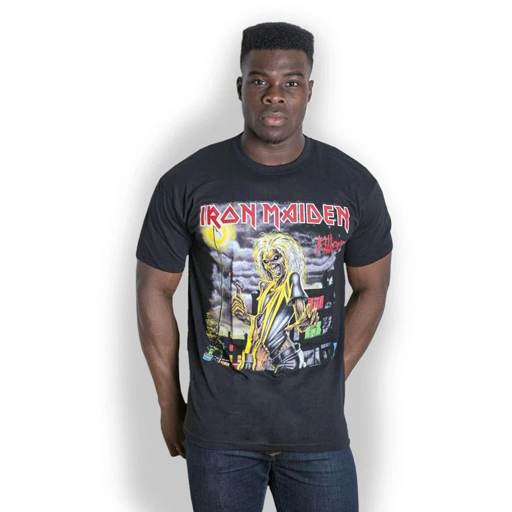 Iron Maiden Killers Cover Eddie Steve Harris Official - Adult & Kids T-Shirts, Sweatshirts & Hoodies apparel design preview 1