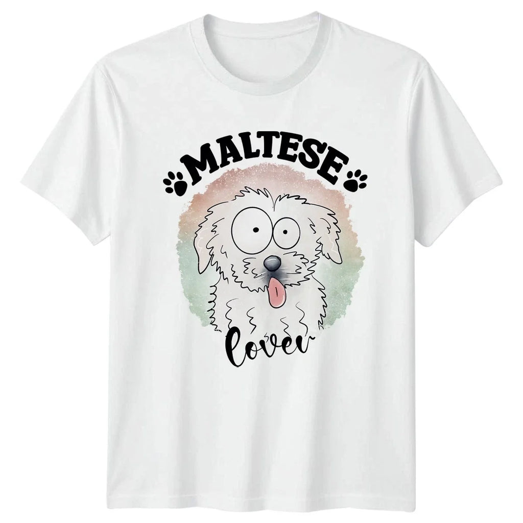 Maltese Lover Dog Breed Pet Birthday Gift For Him And - Adult & Kids T-Shirts, Sweatshirts & Hoodies apparel design preview 1