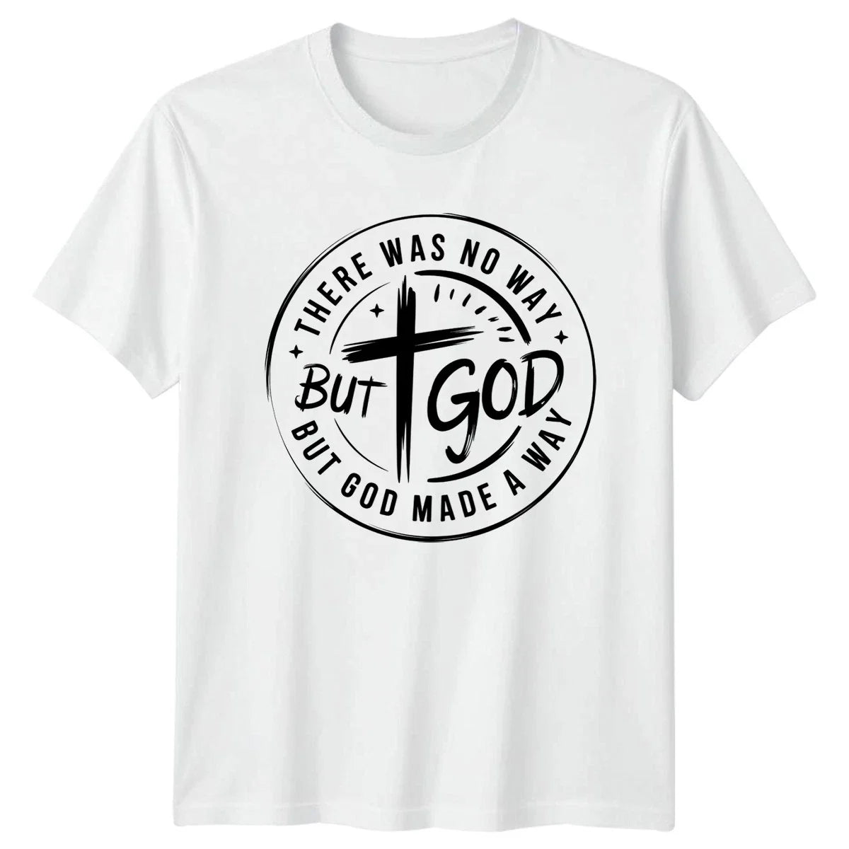 There Was No Way But Christian Faith Testimony Gift - Adult & Kids T-Shirts, Sweatshirts & Hoodies apparel design preview 1