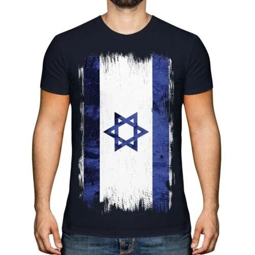 ISRAEL GRUNGE FLAG MENS TOP YISRAEL ISRAELI ISR?'?L - Adult & Kids T-Shirts, Sweatshirts & Hoodies apparel design preview 1