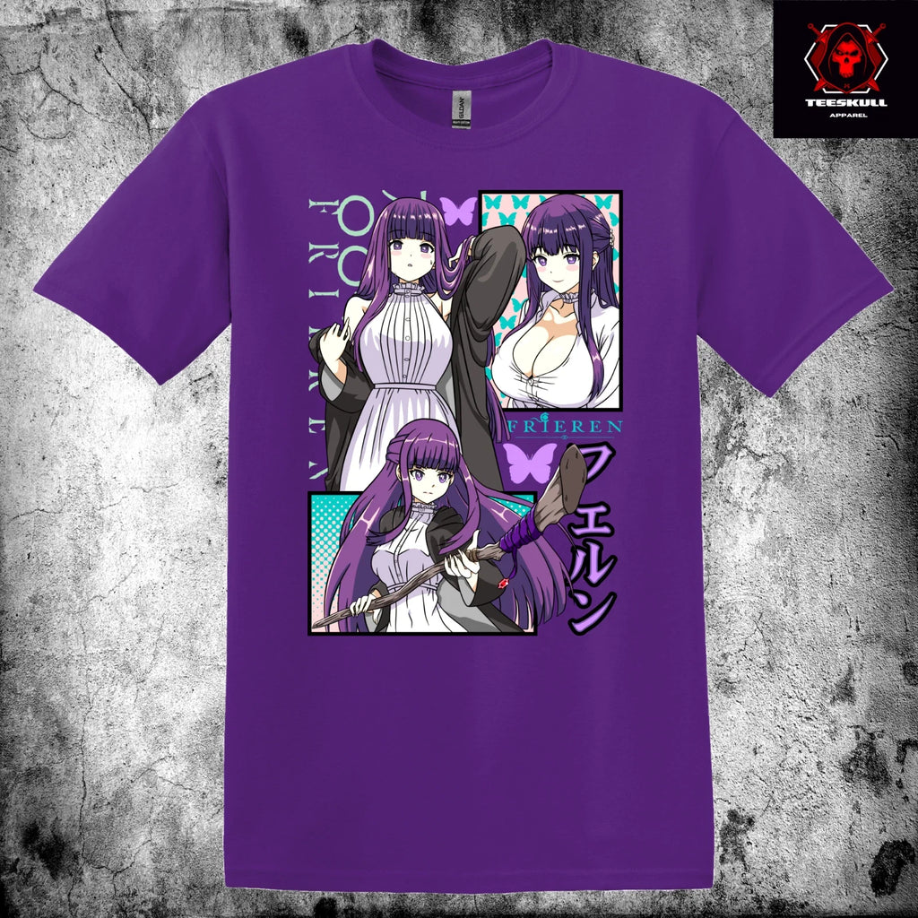 Fern 'Frieren: Beyond Journey's End' Anime Manga - Adult & Kids T-Shirts, Sweatshirts & Hoodies apparel design preview 1