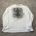 Vintage Y2k Thermal Cyber Goth Mens Large White - Adult & Kids T-Shirts, Sweatshirts & Hoodies apparel design preview 1