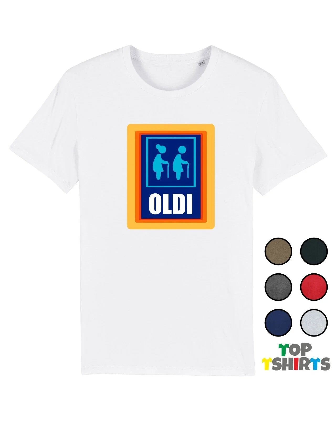 OLDI Funny Novelty Aldi Supermarket OLD Men's - Adult & Kids T-Shirts, Sweatshirts & Hoodies apparel design preview 1