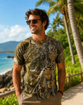 Mens Fishing Jungle Camouflage Short Sleeve Casual - Adult & Kids T-Shirts, Sweatshirts & Hoodies apparel design preview 1