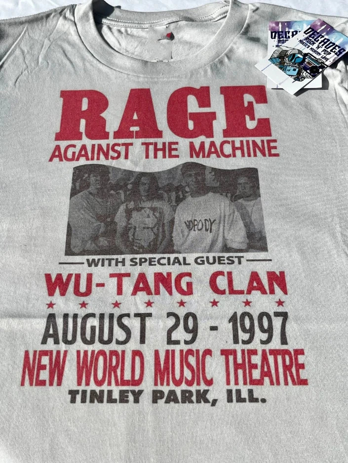 Rage Against the Machine Tour Full Size S-5XL - Adult & Kids T-Shirts, Sweatshirts & Hoodies apparel design preview 1