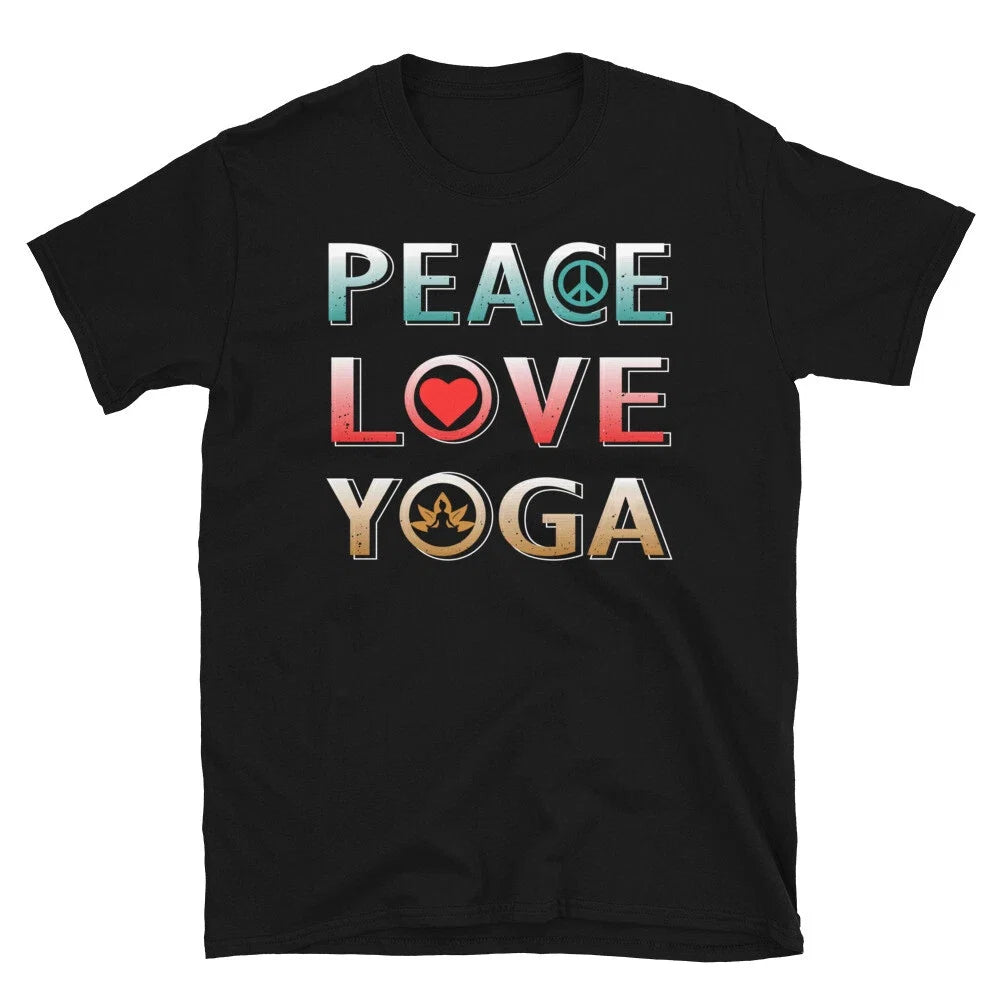 Peace Love Sassy Sarcastic Yoga Joke - Adult & Kids T-Shirts, Sweatshirts & Hoodies apparel design preview 1
