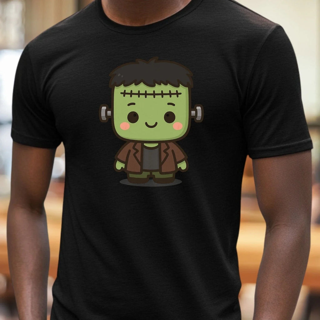 Mens Kawaii Frankenstein Motif Cotton Size S to 5XL - Adult & Kids T-Shirts, Sweatshirts & Hoodies apparel design preview 1