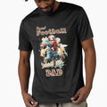 Proud Football Dad Gifts Football Fan T-Shirt - Custom Art Print for Adults - T-Shirt, Sweatshirt, Hoodie