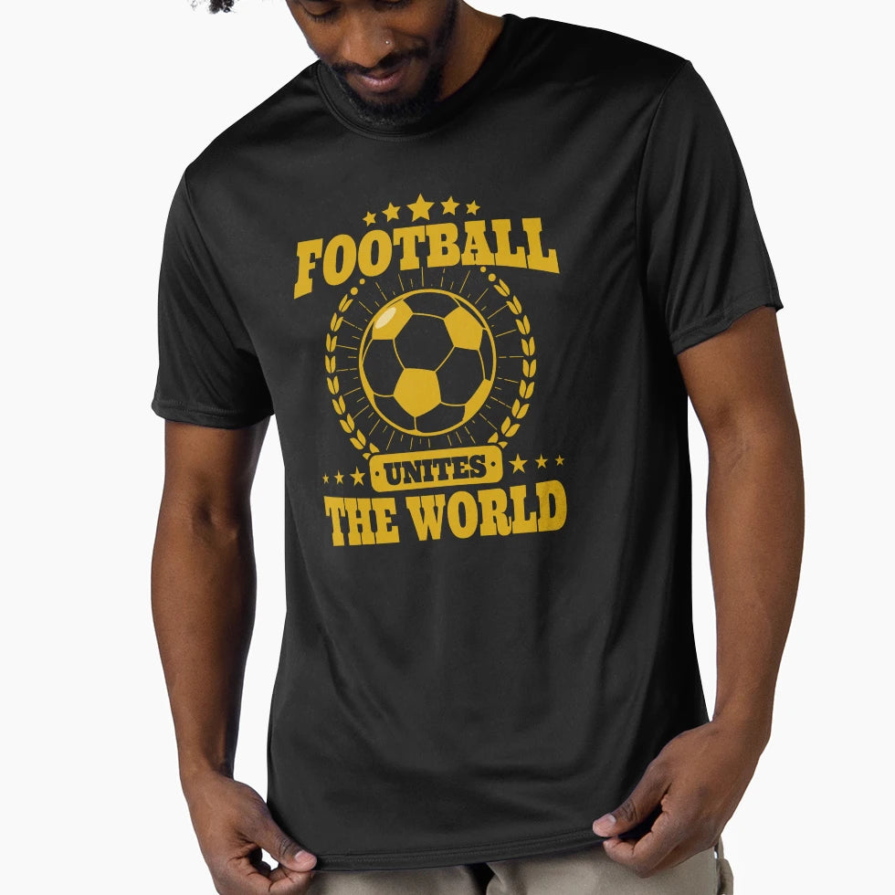 Football Unites World T-Shirt - Casual Everyday Wear for Adults - T-Shirt, Sweatshirt, Hoodie