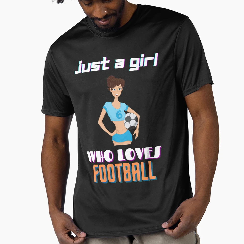 Just Who Loves Football Gifts T-Shirt - Fun Novelty Design Men Women - T-Shirt, Sweatshirt, Hoodie