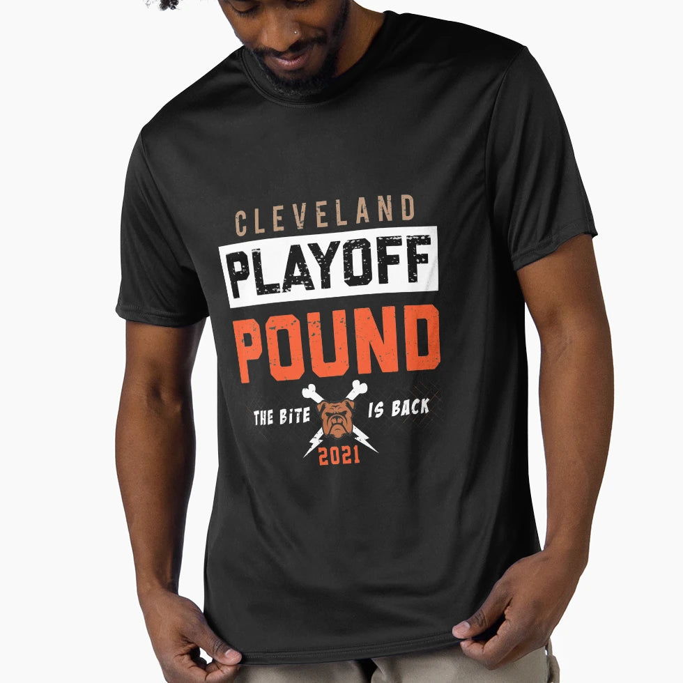 Cleveland Playoff Pound 2021 T-Shirt - Aesthetic Graphic for Adults - T-Shirt, Sweatshirt, Hoodie