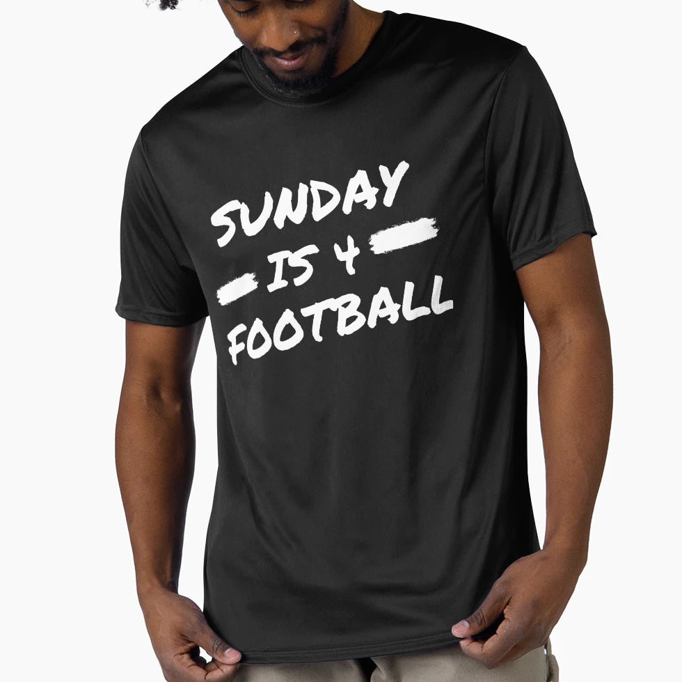 Sunday Is Football Gift Football T-Shirt - Casual Everyday Wear Unisex - T-Shirt, Sweatshirt, Hoodie