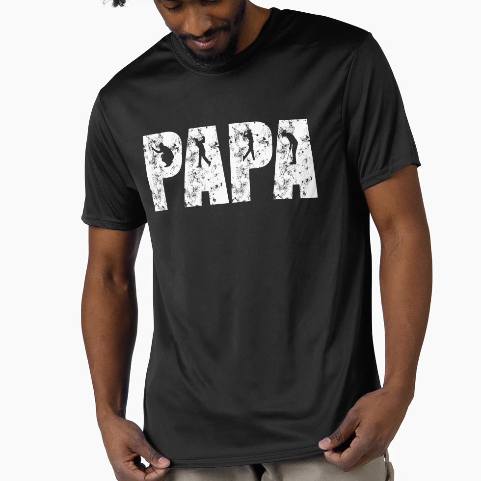 Papa Golf Funny Golf Dad Fathers Who T-Shirt - Streetwear Style Unisex - T-Shirt, Sweatshirt, Hoodie