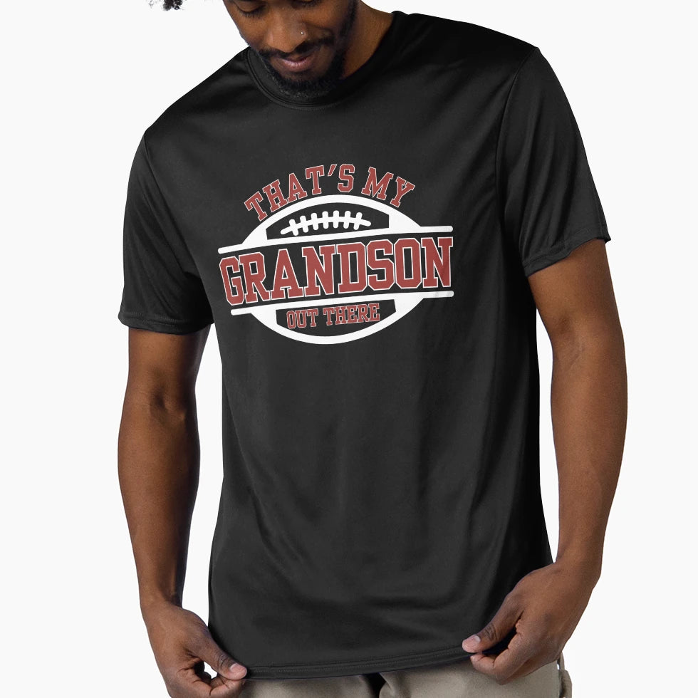 Thats My Grandson Out There Football T-Shirt - Aesthetic Graphic Men Women - T-Shirt, Sweatshirt, Hoodie