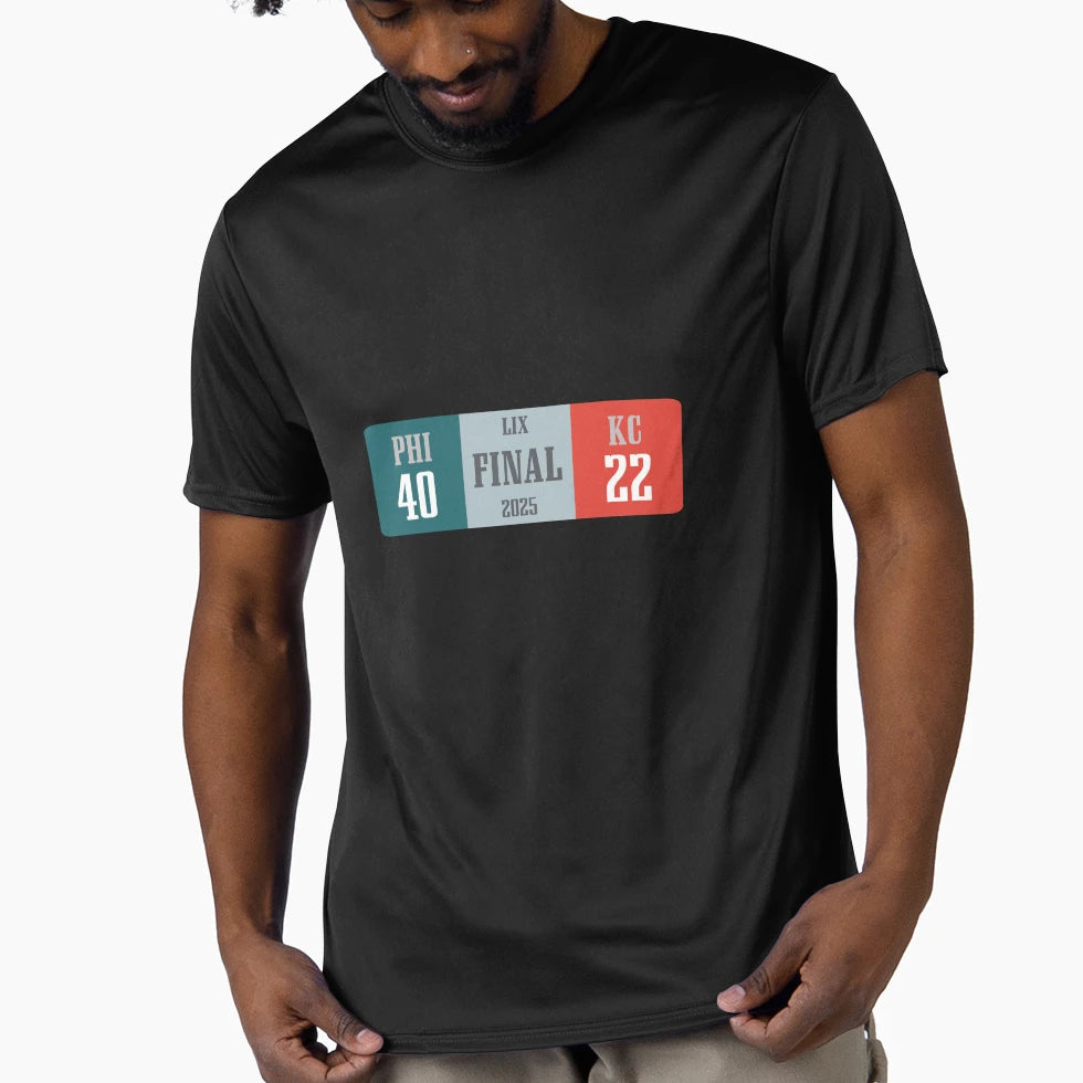 Final Score Super Bowl Lix T-Shirt - Minimalist Print Men Women - T-Shirt, Sweatshirt, Hoodie