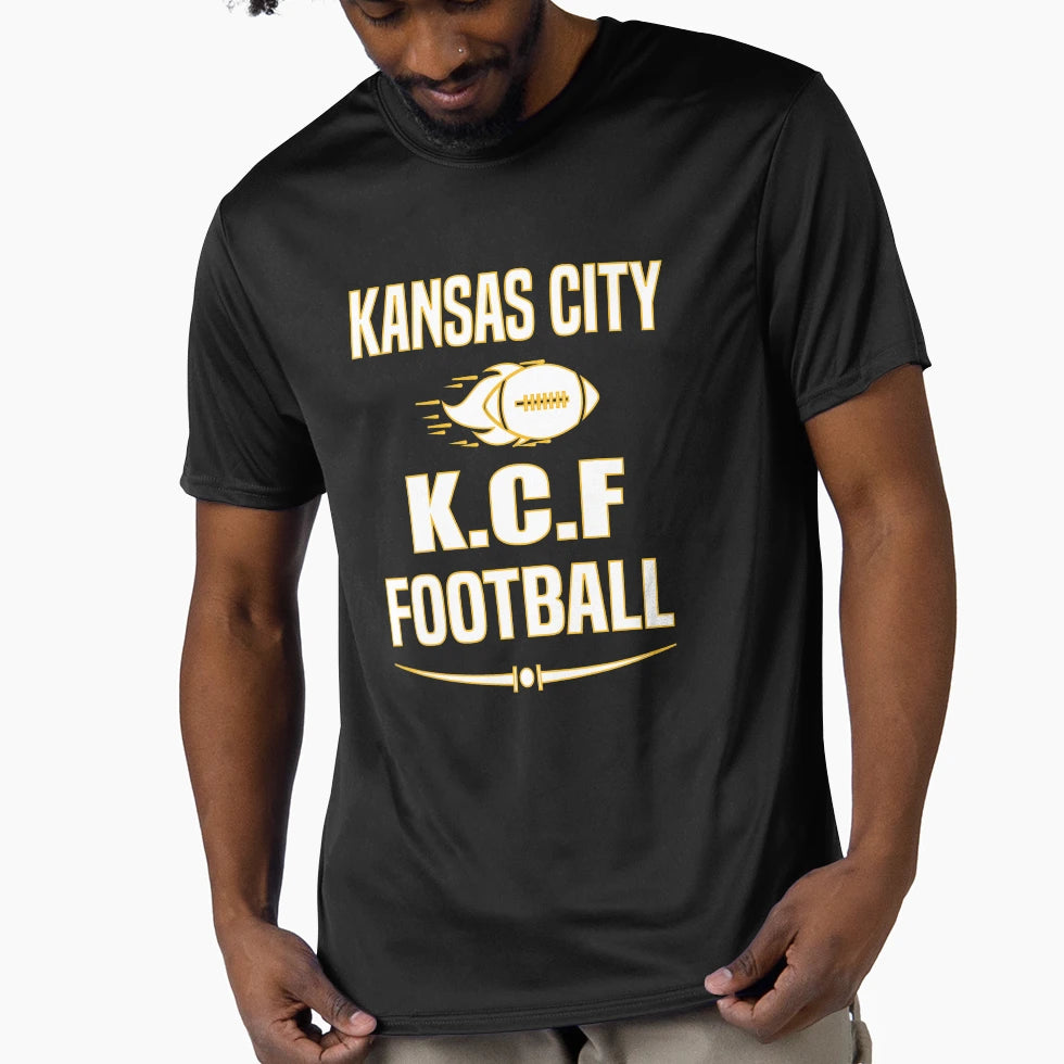 Kansas City Football T-Shirt - Unique Graphic for Adults - T-Shirt, Sweatshirt, Hoodie