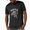 Seattle Football T-Shirt - Minimalist Print Men Women - T-Shirt, Sweatshirt, Hoodie