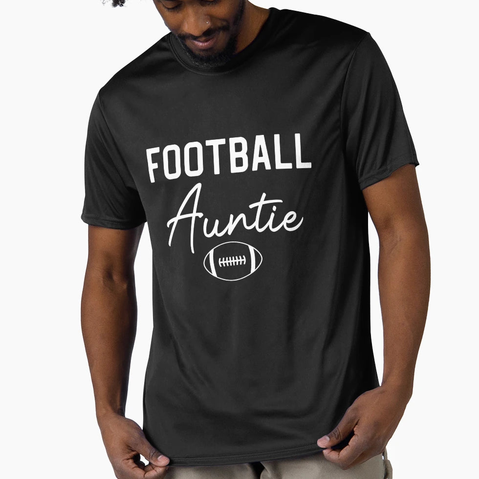 Funny Football Auntie Football Auntie T-Shirt - Streetwear Style Unisex - T-Shirt, Sweatshirt, Hoodie