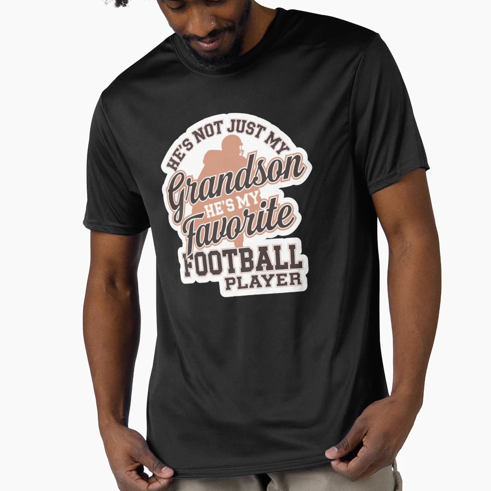 Funny He S Not Just My Grandson He S T-Shirt - Custom Art Print Men Women - T-Shirt, Sweatshirt, Hoodie