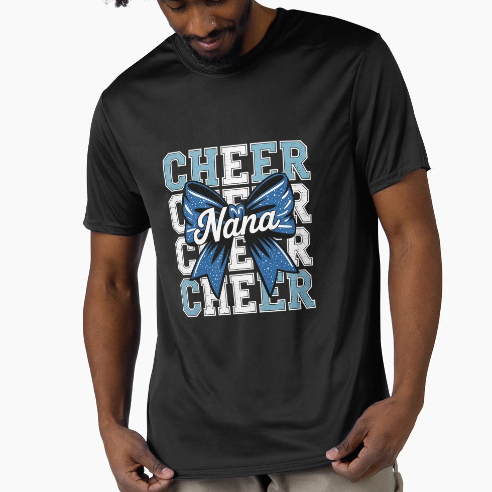 Cheer Nana My Cheerleader Calls Me T-Shirt - Unique Graphic for Adults - T-Shirt, Sweatshirt, Hoodie