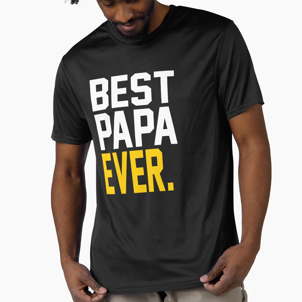 Best Papa Ever Best Fathers Day Gift T-Shirt - Minimalist Print Unisex - T-Shirt, Sweatshirt, Hoodie