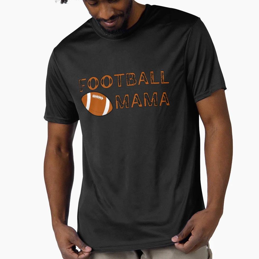Football Mama Mom Foot Balls Mother T-Shirt - Streetwear Style for Adults - T-Shirt, Sweatshirt, Hoodie
