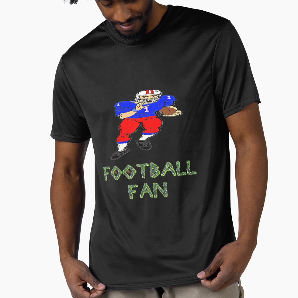 Football Fan T-Shirt - Graphic Print Unisex - T-Shirt, Sweatshirt, Hoodie