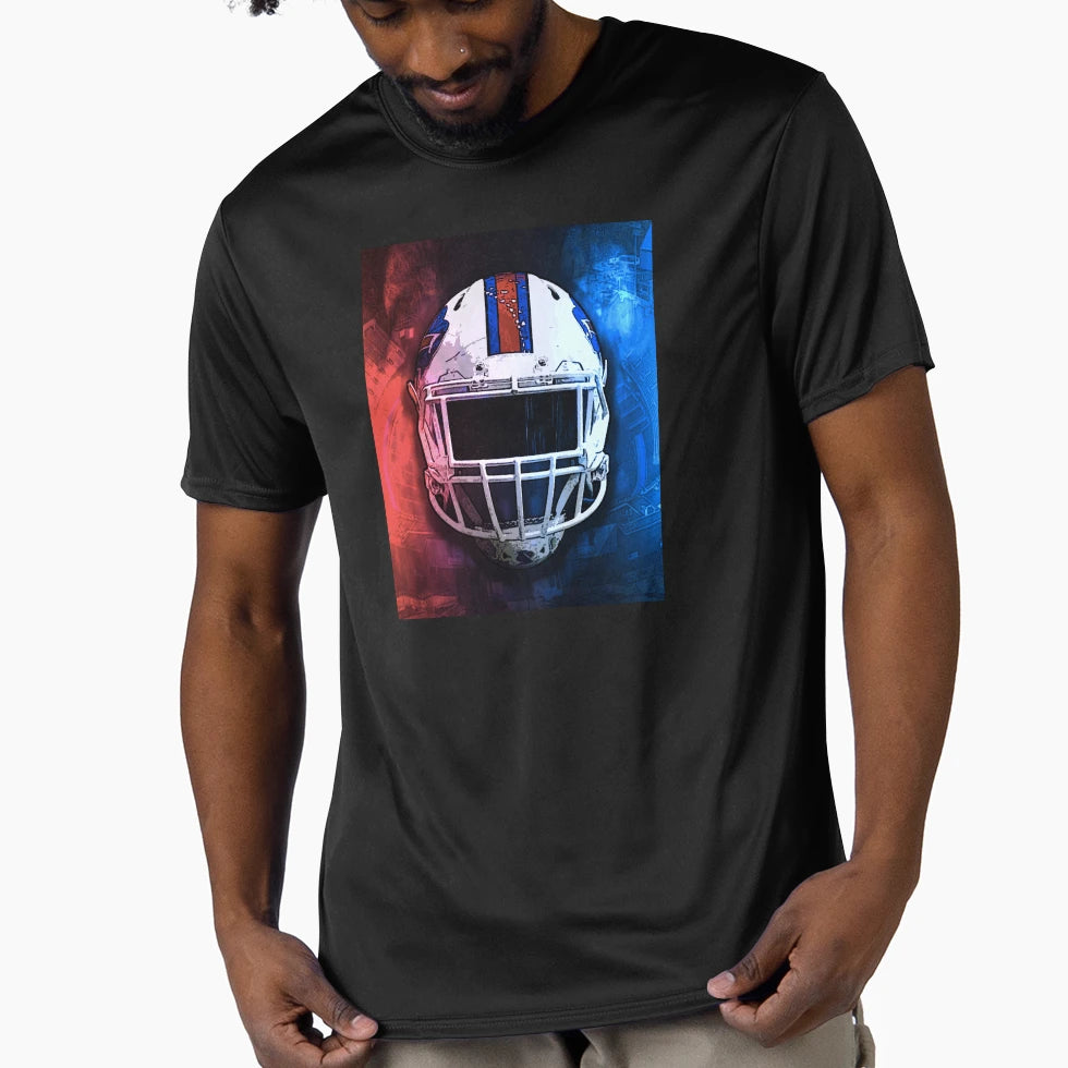 Buffalo Football Helmet T-Shirt - Aesthetic Graphic Unisex - T-Shirt, Sweatshirt, Hoodie