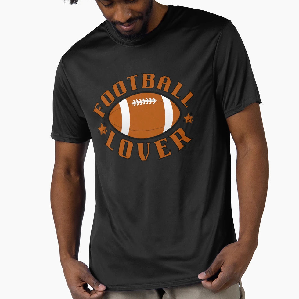 Football Lover Passion Football T-Shirt - Minimalist Print for Adults - T-Shirt, Sweatshirt, Hoodie