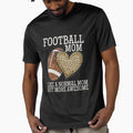 Football Mom Like Normal Mom But More T-Shirt - Minimalist Print Unisex - T-Shirt, Sweatshirt, Hoodie