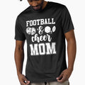 Football And Cheer Mom T-Shirt - Custom Art Print Men Women - T-Shirt, Sweatshirt, Hoodie