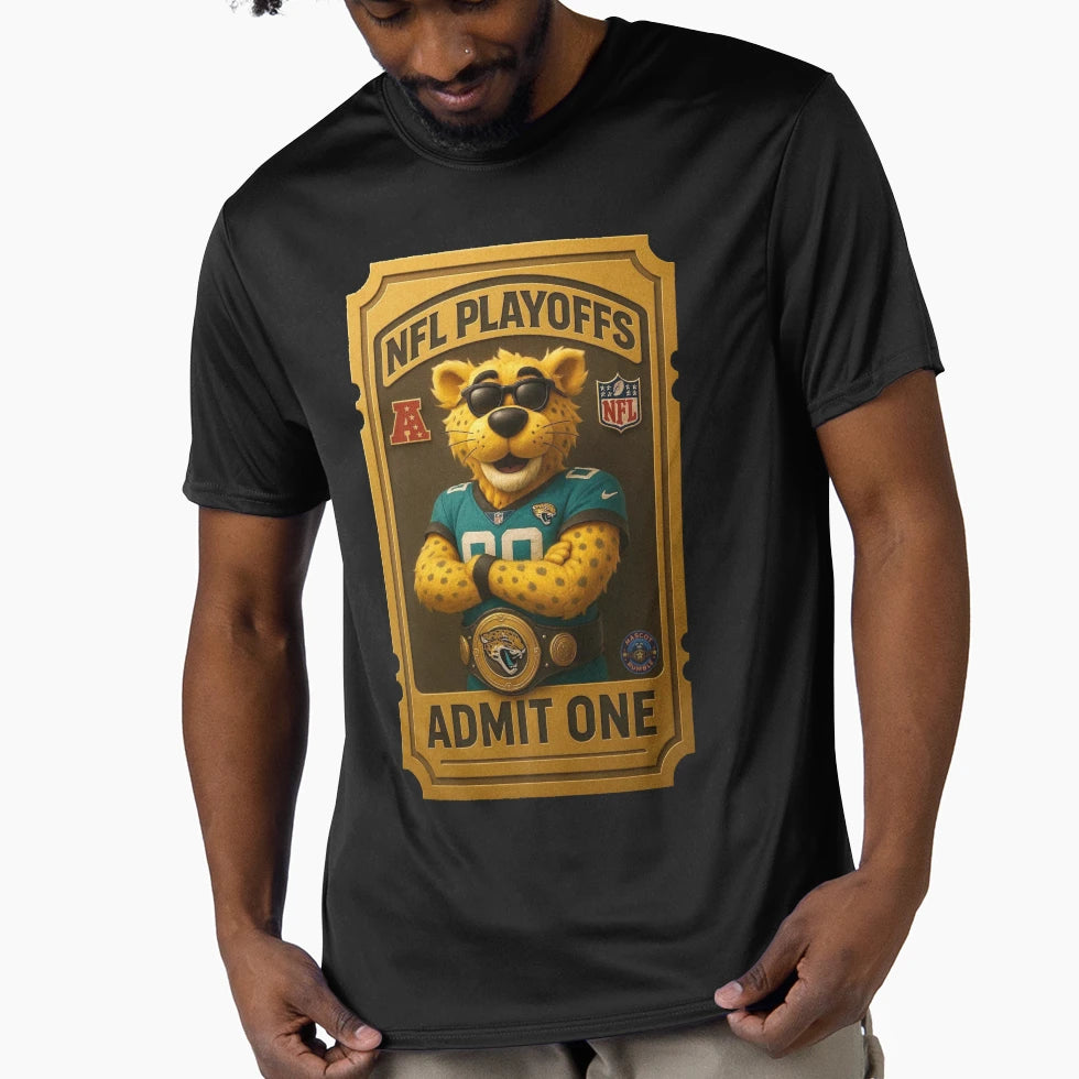 Jag Ticket To Playoffs T-Shirt - Streetwear Style for Adults - T-Shirt, Sweatshirt, Hoodie