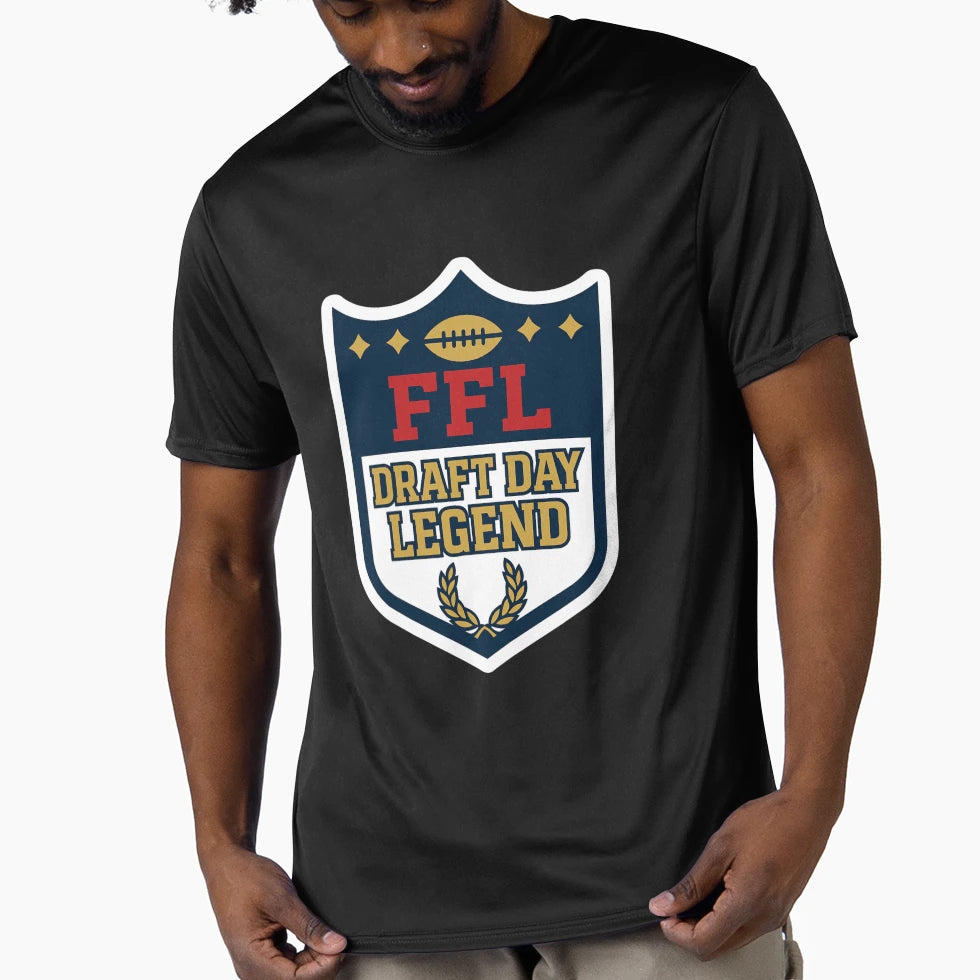 Fantasy Football Draft Day Legend Ffl T-Shirt - Trendy Graphic for Adults - T-Shirt, Sweatshirt, Hoodie